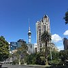 downtown Auckland with tower